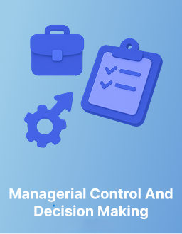 Sultan University Managerial control and decision making (ACC 421) Part 1