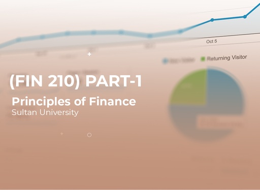 Sultan University Principles of Finance (FIN210) Part1