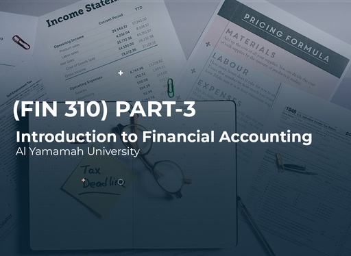Al Yamamah University Principles of Finance (FIN202) Part 3