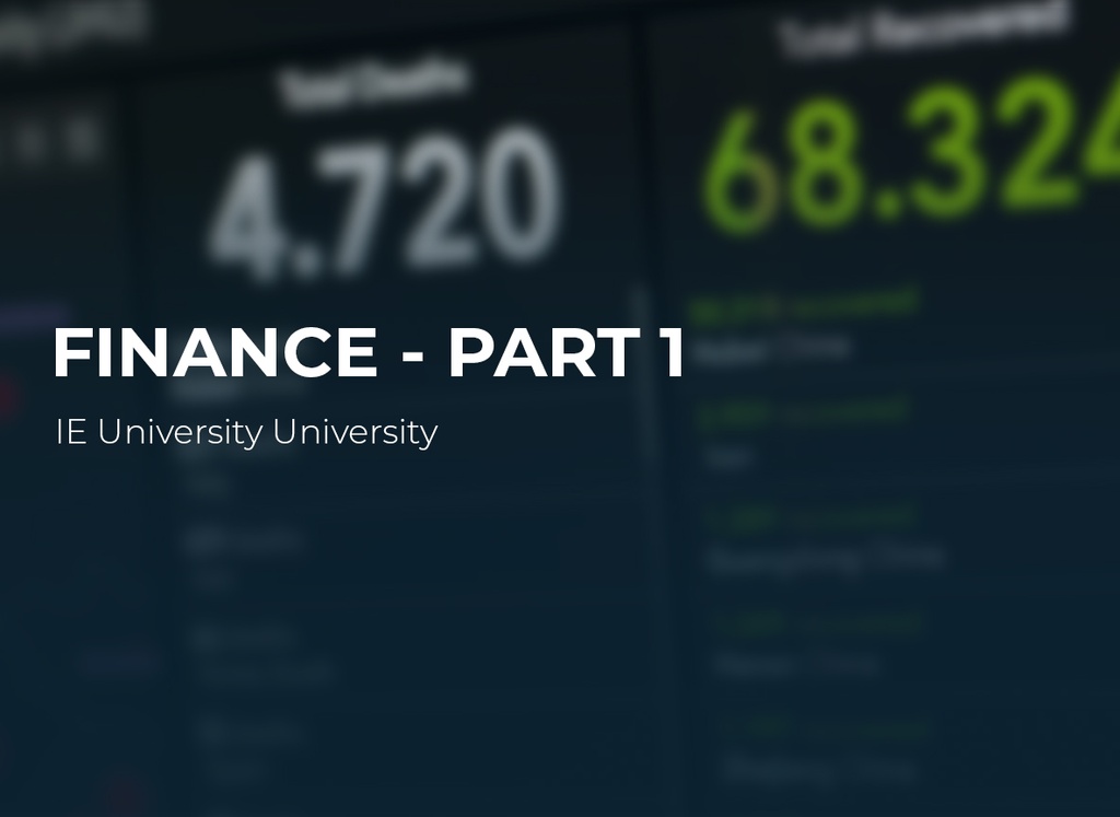 IE University Area Finance Part 1